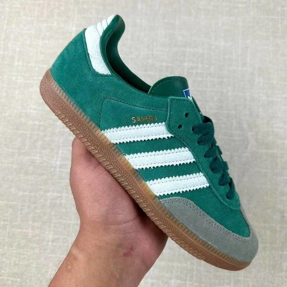 adidas gazelle silver green womens Adidas Samba OG Light Blue/White main image 1